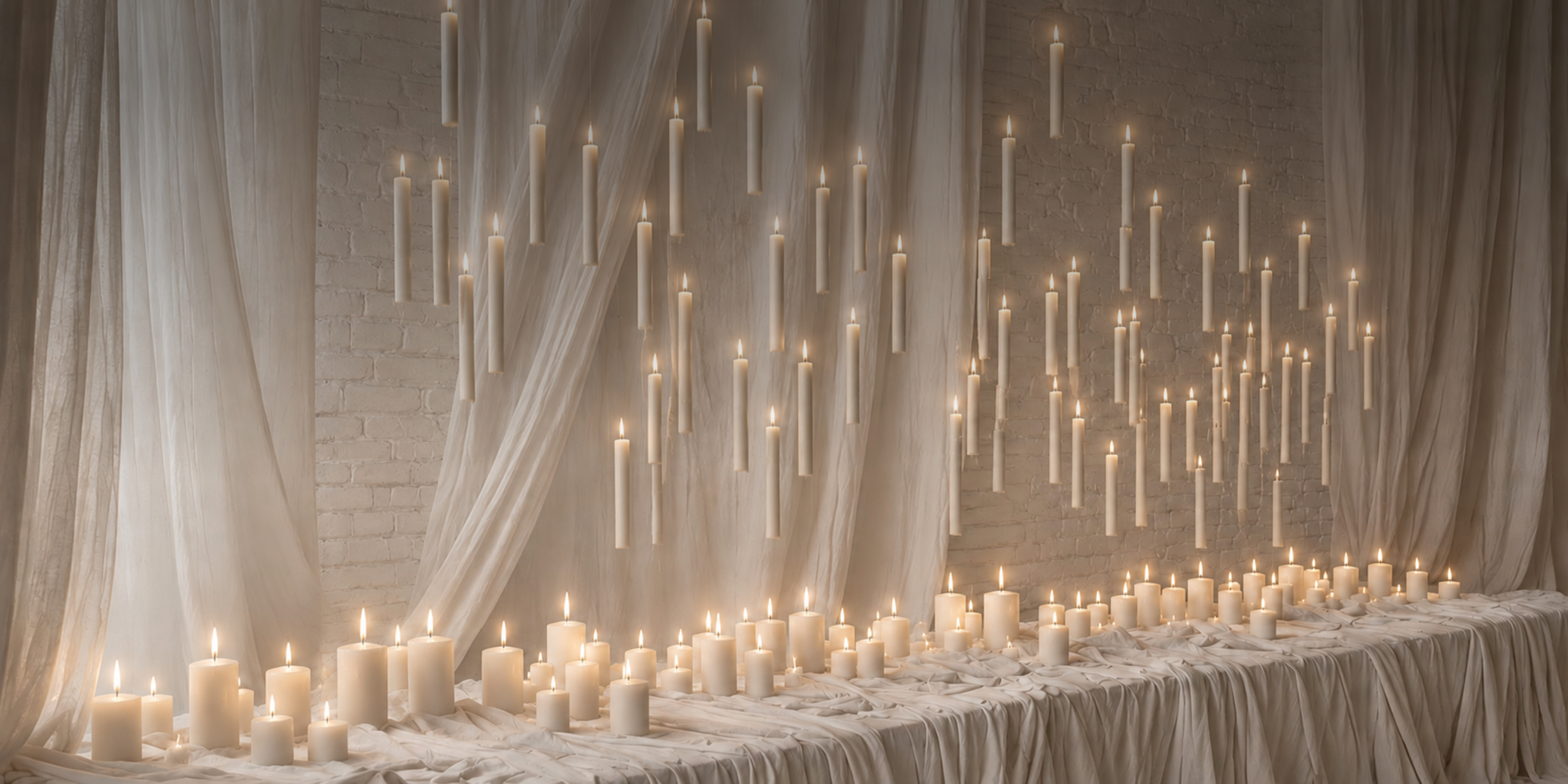 Candlelit private setting